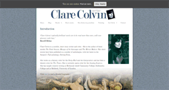 Desktop Screenshot of clarecolvin.com